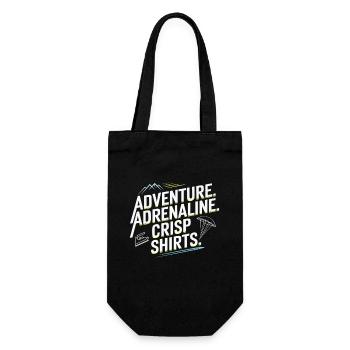 Extreme Ironing Competitive Funny - Gift Bag for Bottles - black - Front