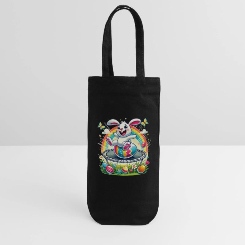 Easter Happy Easter Easter Bunny Easter Egg Spring Gift Bag for Bottles