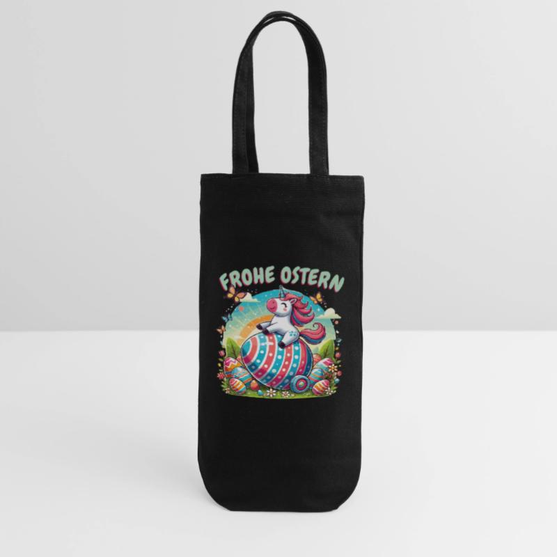 Easter Happy Easter Easter Bunny Easter Egg Spring Gift Bag for Bottles
