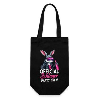 Official Schlager Party Crew - Gift Bag for Bottles - black - Front