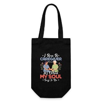 Je suis un aidant naturel parce que c’est ce dont mon âme s’occupe - Sac à bouteille - noir - Devant