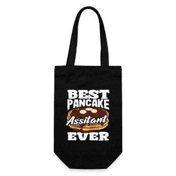 Best Pancake Assistant Ever - Gift Bag for Bottles - black - Front