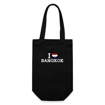I Love Bangkok Cool Netherlands Wrong Flag Lover - Gift Bag for Bottles - black - Front