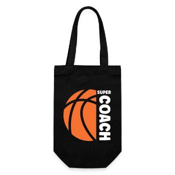 Coach de Basketball - Sac à bouteille - noir - Devant