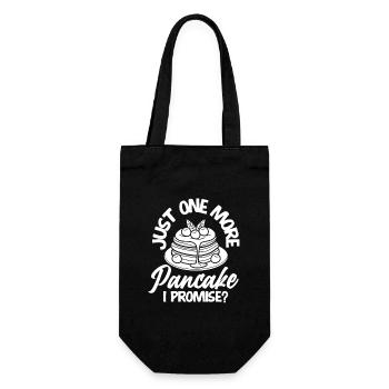 Nur Noch Ein Pfannkuchen, Versprochen? - Geschenkbeutel für Flaschen - Schwarz - Vorne