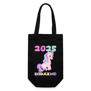 Écolier 2025 Inscription des jeunes filles à l’école 2025 Décoration - Sac à bouteille - noir - Devant