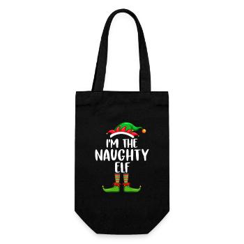 Je suis le vilain elfe chemise famille assortie - Sac à bouteille - noir - Devant