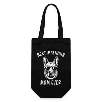 Belgian Shepherd Saying Malinois Gift - Gift Bag for Bottles - black - Front