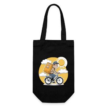 YOUR MAIL CARRIER - Gift Bag for Bottles - black - Front