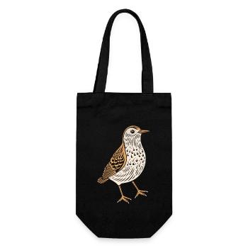 Woodcock - Gift Bag for Bottles - black - Front
