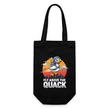 Volez au-dessus du charlatan avec Flying Duck pour - Sac à bouteille - noir - Devant