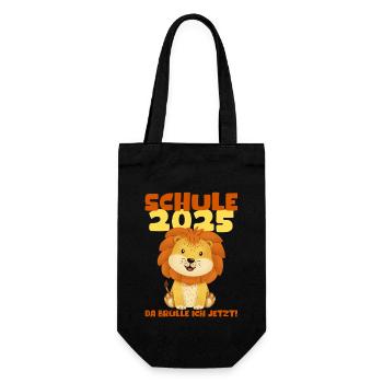 Écolier 2025 Inscription des jeunes filles à l’école 2025 Décoration - Sac à bouteille - noir - Devant