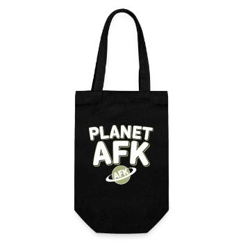 Space-themed players Cosmic Gaming Sci-fi - Gift Bag for Bottles - black - Front