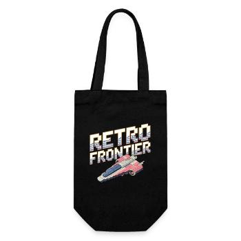 Space-themed players Cosmic Gaming Sci-fi - Gift Bag for Bottles - black - Front
