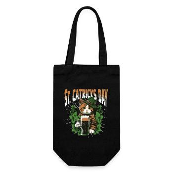 Funny St. Patrick's Day Drinking - Gift Bag for Bottles - black - Front