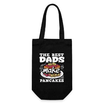 Pancakes The Best Dads Make - Gift Bag for Bottles - black - Front