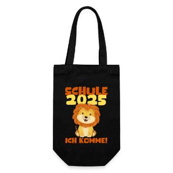 Écolier 2025 Inscription des jeunes filles à l’école 2025 Décoration - Sac à bouteille - noir - Devant