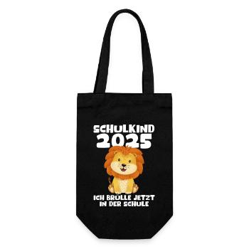 Écolier 2025 Inscription des jeunes filles à l’école 2025 Décoration - Sac à bouteille - noir - Devant