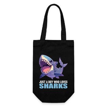 Requins Requin - Sac à bouteille - noir - Devant