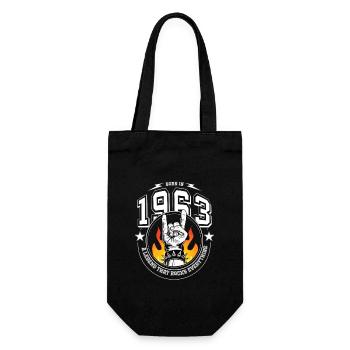1963 Anniversaire, rock tout - Sac à bouteille - noir - Devant