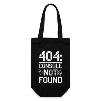 Retro Gaming Repair Vintage Console - Gift Bag for Bottles - black - Front