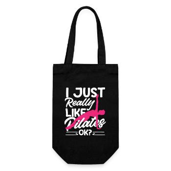 Pilates J’aime beaucoup le Pilates - Sac à bouteille - noir - Devant