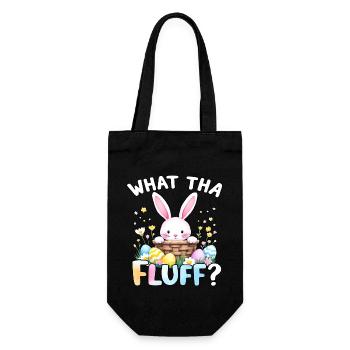 Was ist das für ein Flaum? - Geschenkbeutel für Flaschen - Schwarz - Vorne