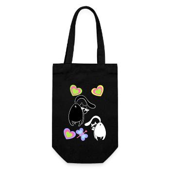 Chats, Chats, Enfants, Enfant, Chaton - Sac à bouteille - noir - Devant
