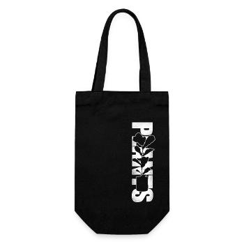 Plant Lover Gardening Plants - Gift Bag for Bottles - black - Front