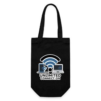 EN LIGNE - Sac à bouteille - noir - Devant