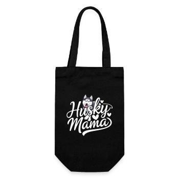 Husky Mama - Loving companion for husky - Gift Bag for Bottles - black - Front