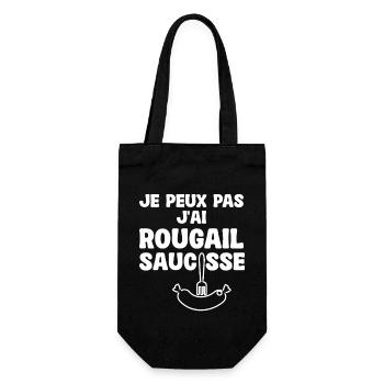 Rougail Saucisse Plat Réunionnais Île Réunion - Sac à bouteille - noir - Devant