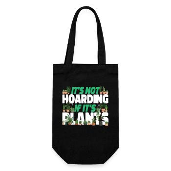 Plant Lover Gardening It's Not - Geschenkbeutel für Flaschen - Schwarz - Vorne