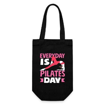 Le Pilates est votre rituel quotidien - Sac à bouteille - noir - Devant