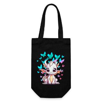 Dragon Dragon Papillons Enfants Enfant Bébé - Sac à bouteille - noir - Devant