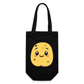 Potato - Gift Bag for Bottles - black - Front