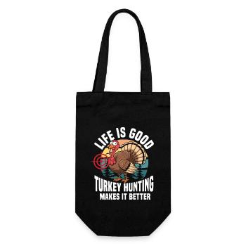 Aventure de chasse à la dinde : Je veux juste chasser la dinde - Sac à bouteille - noir - Devant