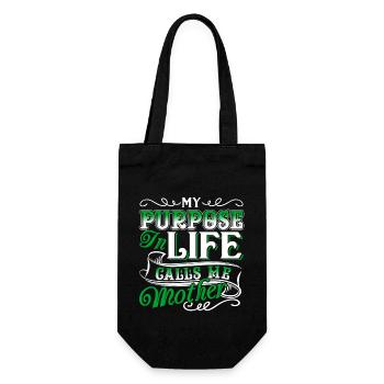 Mother's Day Mother Is My Purpose In Life - Gift Bag for Bottles - black - Front