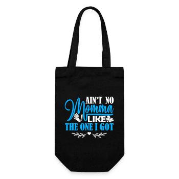 Mother's Day No Momma Like The One I Got - Gift Bag for Bottles - black - Front
