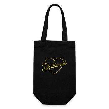 Love Dortmund - Gift Bag for Bottles - black - Front