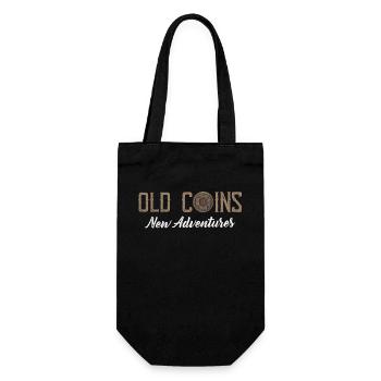 Numismatics Coin Roman Collection - Gift Bag for Bottles - black - Front
