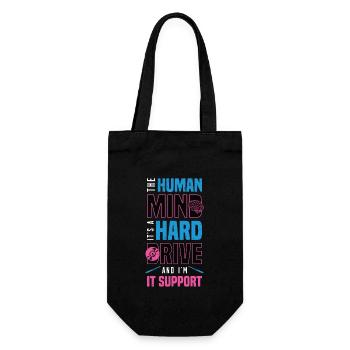 Neurosurgeon The Human Mind It's Neuroscience - Geschenkbeutel für Flaschen - Schwarz - Vorne
