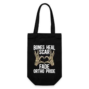 Orthopedic Surgeon Bones Heal Physical Therapist - Gift Bag for Bottles - black - Front