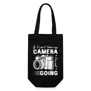 Awesome Photographer - Gift Bag for Bottles - black - Front