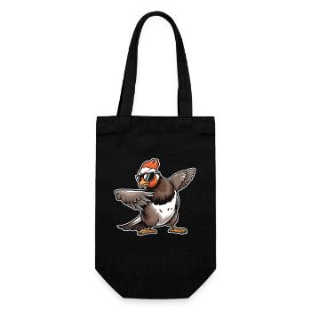 Auerhahn - Geschenkbeutel für Flaschen - Schwarz - Vorne