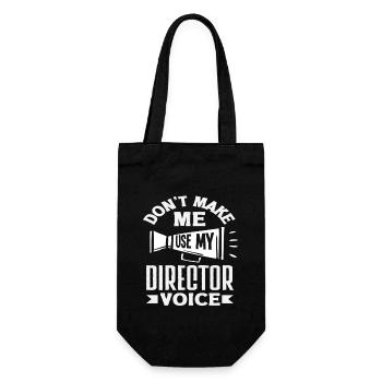Amateur de comédie musicale Ne me faites pas utiliser mon réalisateur - Sac à bouteille - noir - Devant