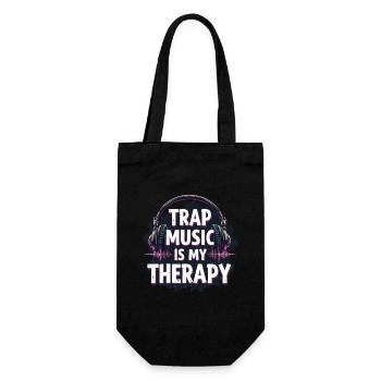 Music Produzent 808 Bass Hip-hop Beatmaker - Geschenkbeutel für Flaschen - Schwarz - Vorne