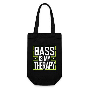 Music Produzent 808 Bass Hip-hop Beatmaker - Geschenkbeutel für Flaschen - Schwarz - Vorne