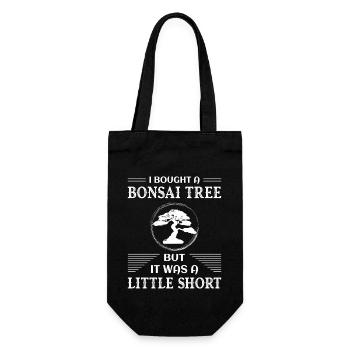 Bonsai Tree - Geschenkbeutel für Flaschen - Schwarz - Vorne