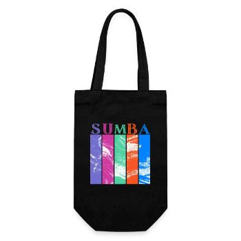 Sumba Indonesia - Gift Bag for Bottles - black - Front
